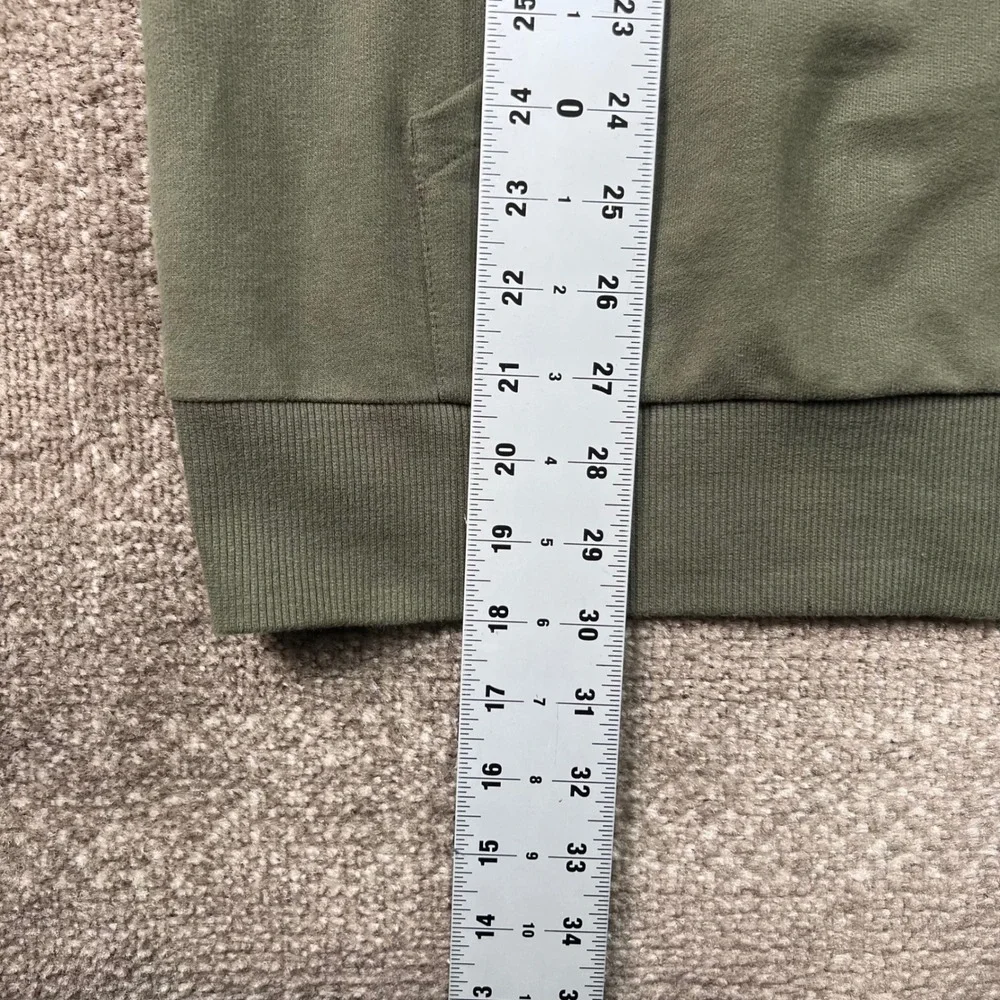 Oakley Mens Full Zip Hoodie Green Regular Fit Logo FOA400532 Size Large L - Picture 8 of 8